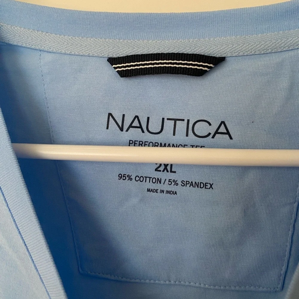 NWT Nautica Blue Short Sleeve Shirt